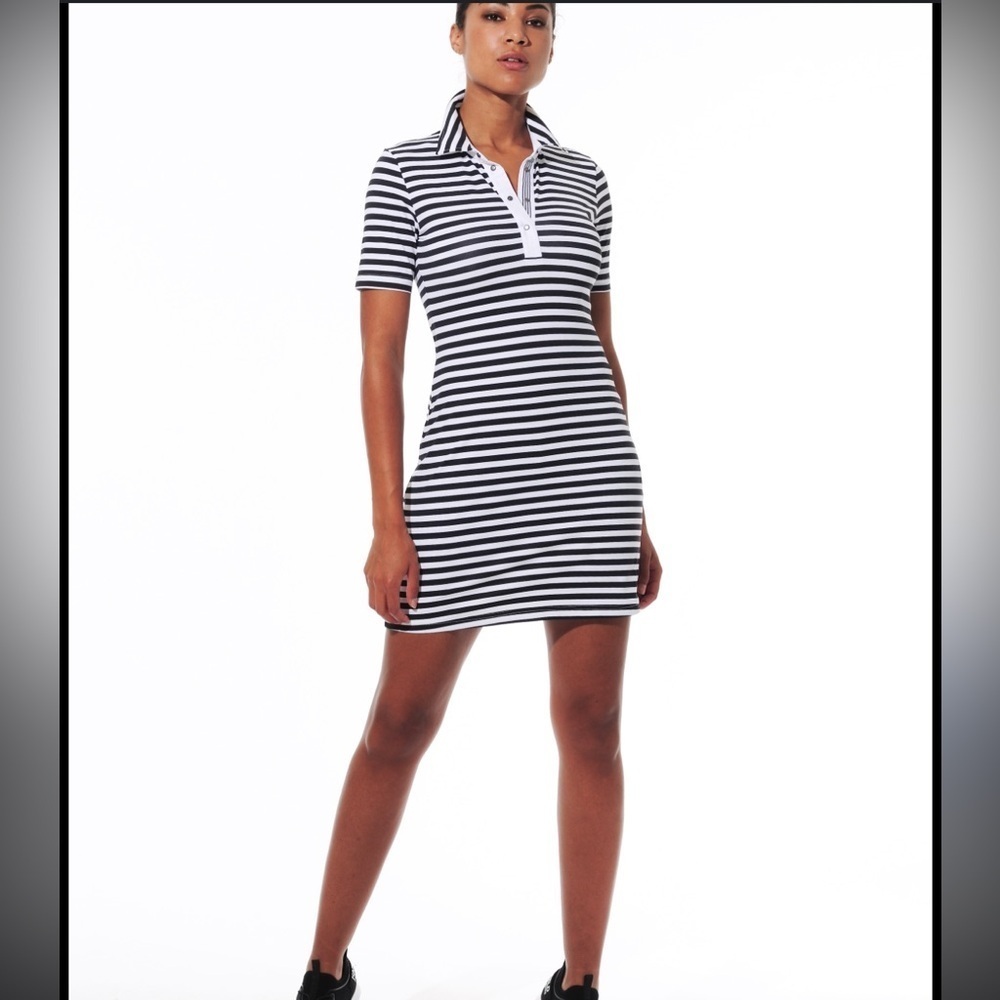 Dress striped cotton NWT